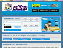 Tablet Screenshot of diyarbakirsohbet.net